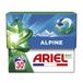 Ariel PODS® 4en1, Lessive En Capsule, 30 Lavages, Alpine, Élimination Impeccable Des Tâches, Efficace Même A Froid Et En Cycle Court