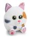 NICI GLUBSCHIS Calli Malli de babygelukskat, 13 cm, wit - 63049