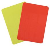 Softee Set rood/gele scheidsrechterkaarten