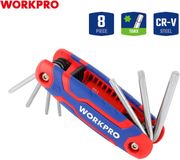 WorkPro Torx Haakse schroevendraaierset T 9, T 10, T 15, T 20, T 25, T 27, T 30, T 40