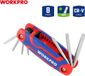WorkPro Torx Haakse schroevendraaierset T 9, T 10, T 15, T 20, T 25, T 27, T 30, T 40