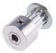 RS PRO Stalen tandriemschijf voor 6,4 mm riemen, 12 tanden/verdeling 2 mm, boring 3 mm