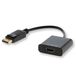Savio CL-55 adaptateur vidéo 0,2 m DisplayPort vers HDMI Type A Noir