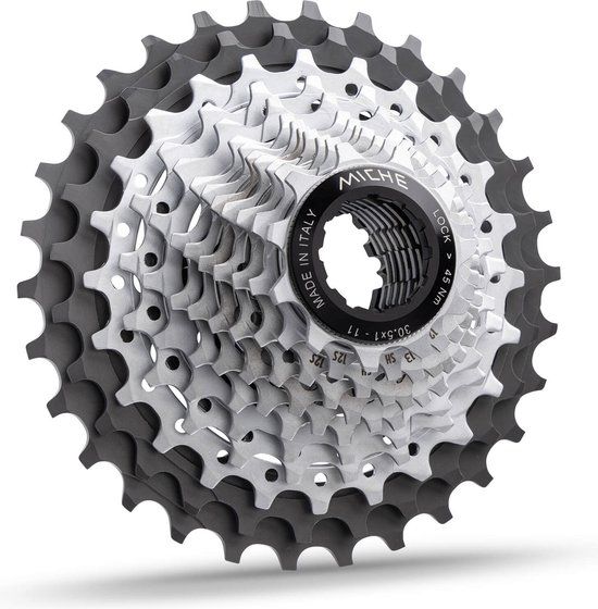 Miche Cassette 12V Primato K12 16-30 - Silver - Shimano - City Bike