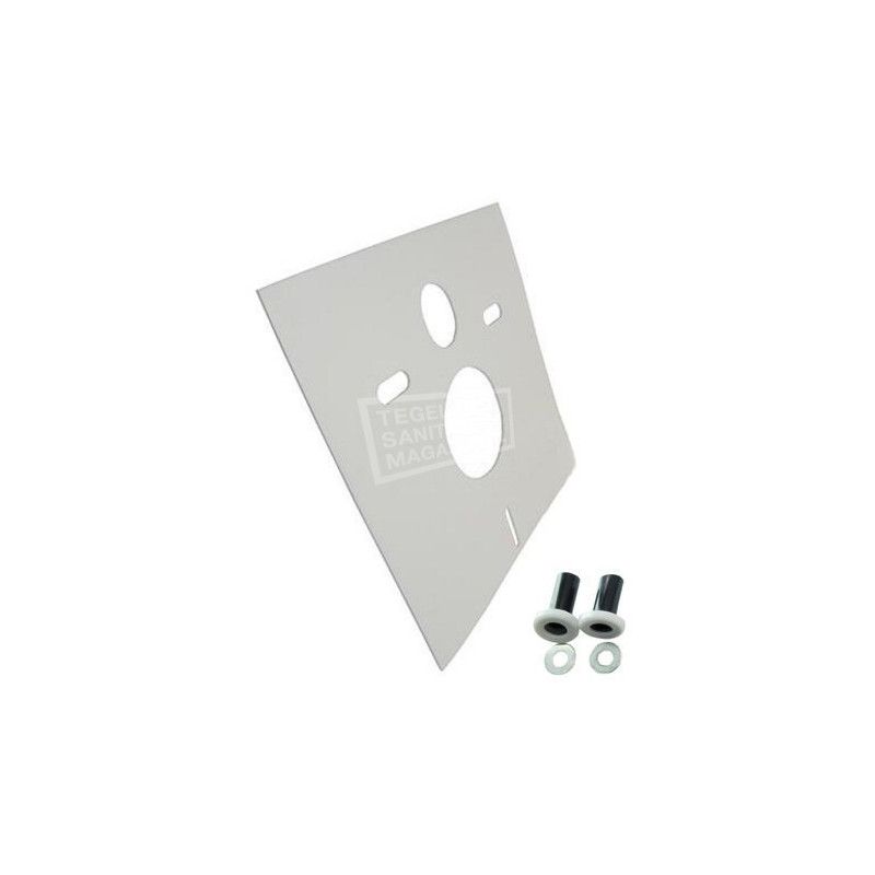 Wiesbaden XL Wandcloset Isolatie Set 40 x 42 - Wit - 8718858078325