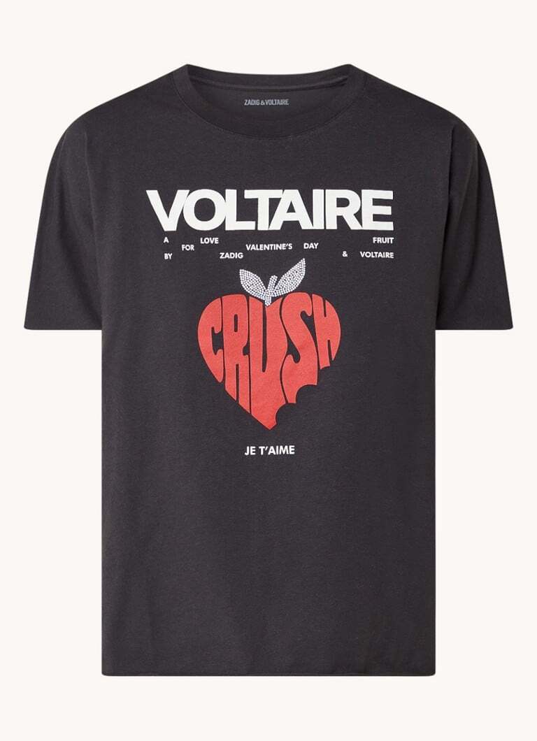 Zadig&Voltaire Zadig&Voltaire Tommer t-shirt met front- en backprint