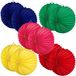 Boland Lampionnen van papier - rond - set van 10x stuks - Dia 22 cm - Versiering - mix van 5 kleuren
