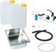 Ad Ideen Barwig 230V Mini-keuken, campingkeuken, keukenunit, bouwpakket, spoelbak, afmetingen 354x325x150 mm, 19 liter