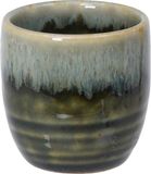Merkloos / Sans marque TOKYO DESIGN STUDIO Sake Cup 4.5x4.5cm Wit/Groen Porselein