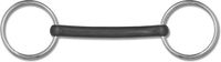 Waldhausen Flexibel Rubber Stangbit - Zilver/Zwart - 12 cm