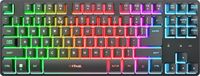 Trust GXT 831 Thado - Gaming Toetsenbord - TKL - RGB - Draadloos - QWERTY US - Zwart