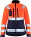Blåkläder 4902-2517 Softshell jack High Vis Oranje/Marineblauw Maat M