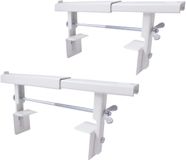 Siwitec Support de radiateur universel 260 x 35 x 1,5 mm, set de 2, pré-assemblé, blanc, pour radiateurs plats ou côtelés