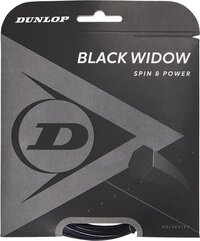 Dunlop Black widow tennis snaar (zwart) 12 meter 1.26 mm