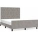 Maison Exclusive - Cadre de lit sans matelas gris clair 140x200 cm velours
