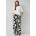s.Oliver pantalon casual à fleurs noir