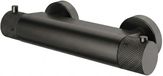 Hotbath Cobber X CX008 thermostatische douchemengkraan opbouw geborsteld zwart PVD