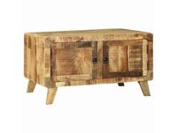 Maison Exclusive - Table basse, marron, 80 x 54 x 45 cm, manguier massif