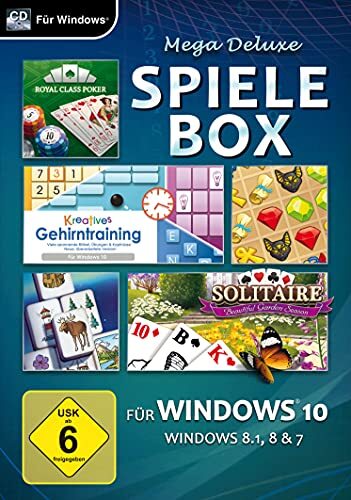 PLAION GmbH Mega Deluxe Spielebox für Windows 10 (PC). Für Windows 8/10