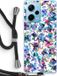 Case Company® - Xiaomi Redmi Note 12 Pro+ Case with Cord - Hibiscus Flowers - TPU Back Cover