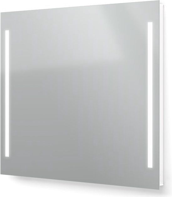 Maxaro Novo Badkamerspiegel met LED Verlichting 90x75cm - Dimmer en Stopcontact