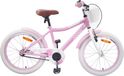 Vélo enfant 18 pouces pour 5-7 ans rose clair