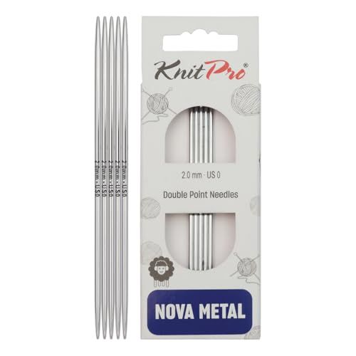 KnitPro Nova Metal sokkennaalden 10cm 2.00mm