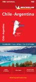 Chile-Argentina Michelin Chile Argentina - National Map 788
