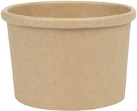 Colpac Magnetronbestendige Kraft Soepkommen Recyclebaar 225ml (500 Stuks) FA366