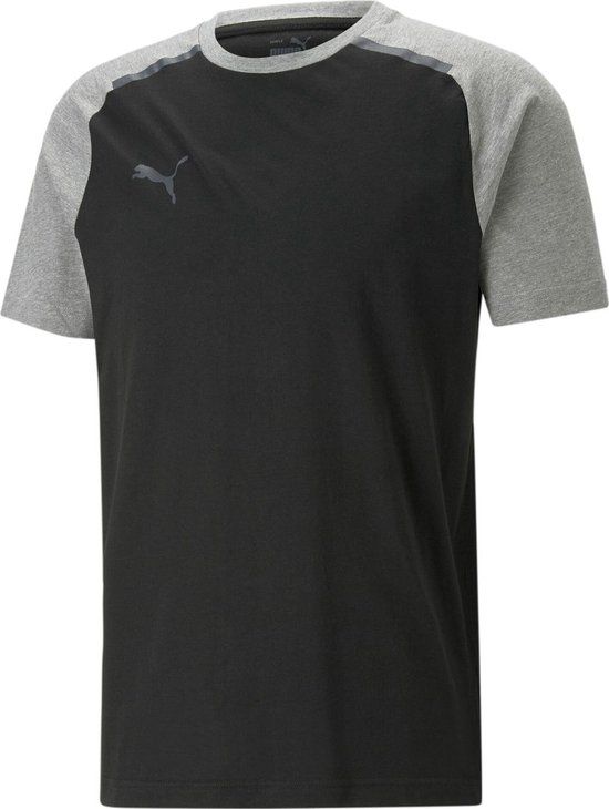 Puma Team Cup Casuals T-Shirt Heren - Zwart