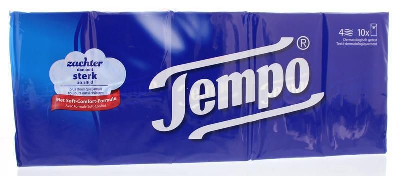 Tempo Zakdoekjes Regular - 100 stuks