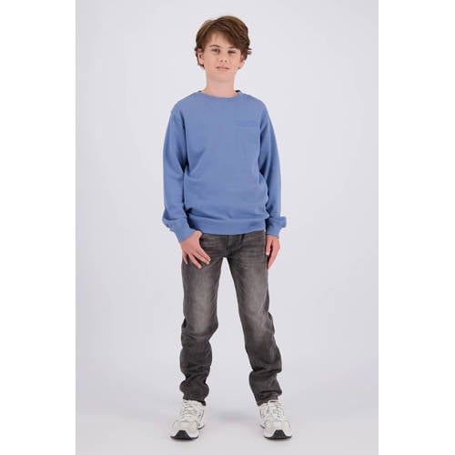 Raizzed sweater met logo - blauw