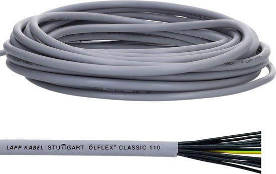 Lapp Ölflex Classic 110 - 5x1mm² - 10m - 5-aderig - Grijs