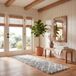 Safavieh Arizona Shag Collection ASG743B, 62 x 240 cm, bruin/ivoor