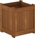 Furinno Tioman Teakolie Bloembak, Bruin, 39,12 x 39,12 x 44,96 cm