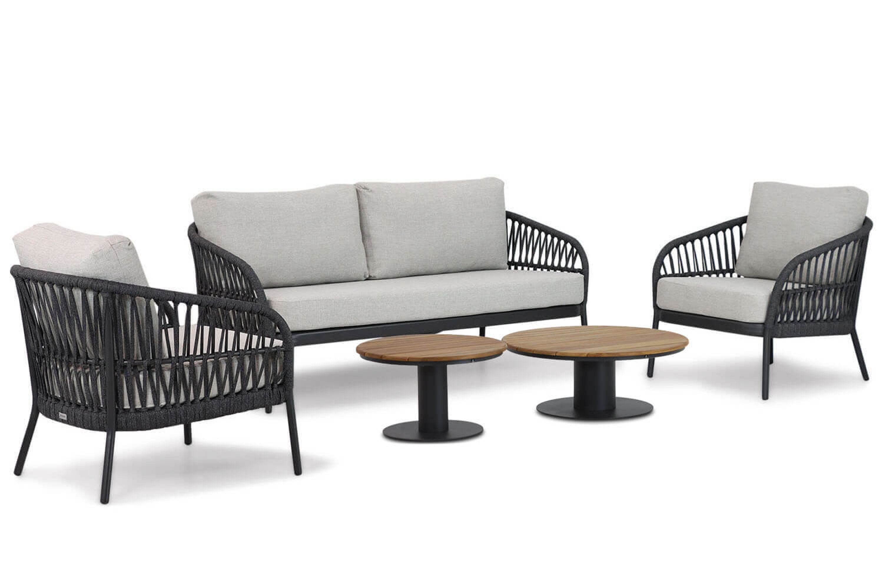 Coco Coco Puerto/Salerno 45/60 cm stoel-bank loungeset 5-delig