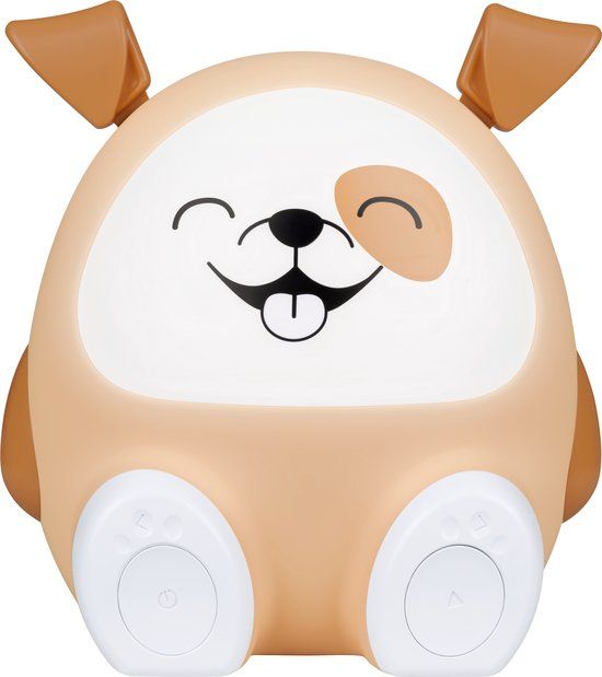 Bigben Bluetooth Speaker met Nachtlamp - Max de Hond - Bruin