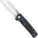 QSP Knife Penguin V2 QS130V2-E1 Two-Tone D2, G10 Shredded Carbon Overlay, couteau de poche