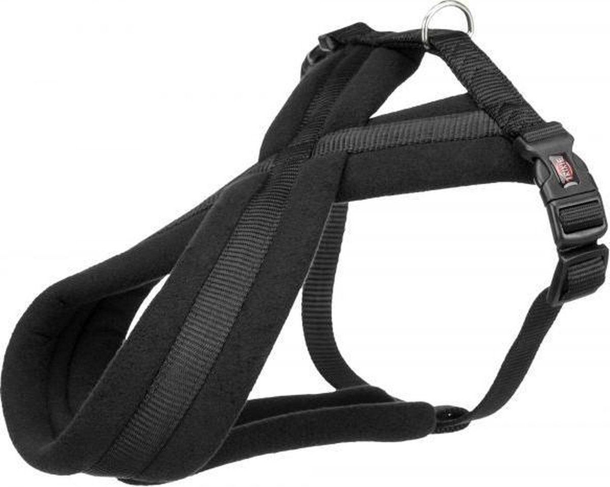 TRIXIE Hondentuig Premium Touring Zwart 35-65x2 cm