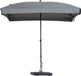 Madison Parasol Patmos Luxe Gris Clair 210 x 140 cm