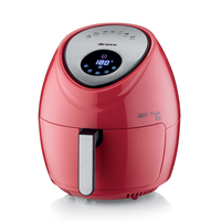 Ariete 4618/01 Air Fryer - 5.5L - 1800W - Red/Stainless Steel