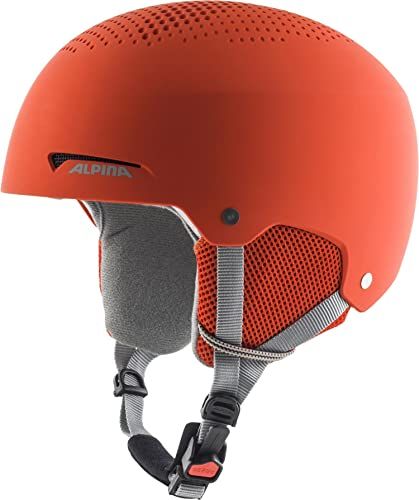 Alpina ZUPO Skihelm - pumpkin-orange matt - 54-58 cm - Unisex - Kinderen - 2022