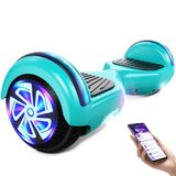 SISIGAD Hoverboard for Kids Ages 6-12, with Built-in Bluetooth Speaker and 6.5" Colorful Lights Wheels, Safety Certified Self Balancing Scooter Gift for Kids