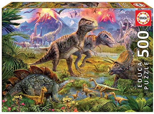 Educa Borras - Dinosaur Gathering 500 piece Jigsaw Puzzle