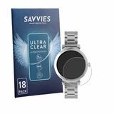 Savvies Screenprotector voor ZenWatch Lily 1.1" - Folie Beschermfolie transparant 18 Stuks