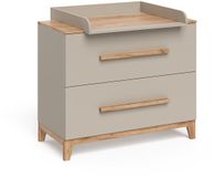 Vitalispa Malia Verschoontafel – 108 x 98 cm met aankleedkussen Kasjmier/Artisan