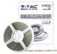 LED-strip V-TAC LED-strip spoel 5 meter 5 W per meter, SMD 3528, kleur van het licht natuurlijk wit, 4000 K, voor buiten met plakstrips en siliconen afdekking, stroomvoorziening via 12 volt.