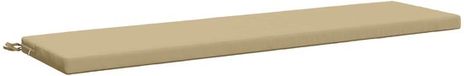 vidaXL Bankkussen SOEST 100% Polyester Beige 140 x 40 x 5 cm