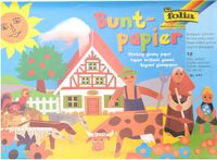 Folia Gegomd papier 12 vel 24x34 cm Multicolour