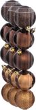 Atmosphera Kerstballen - 15 stuks - Brons - Kunststof - 5 cm
